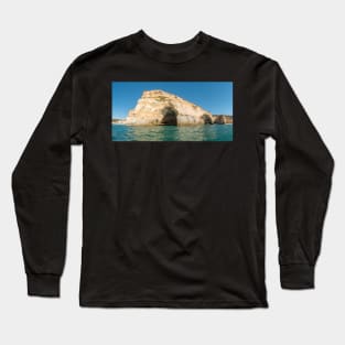 Rocky coastline near Carvoeiro Long Sleeve T-Shirt